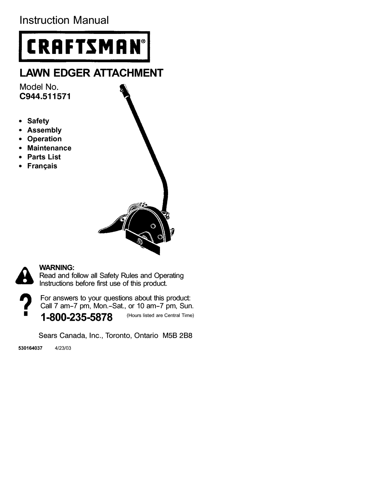 Craftsman 51157 User Manual - ManualMachine.com