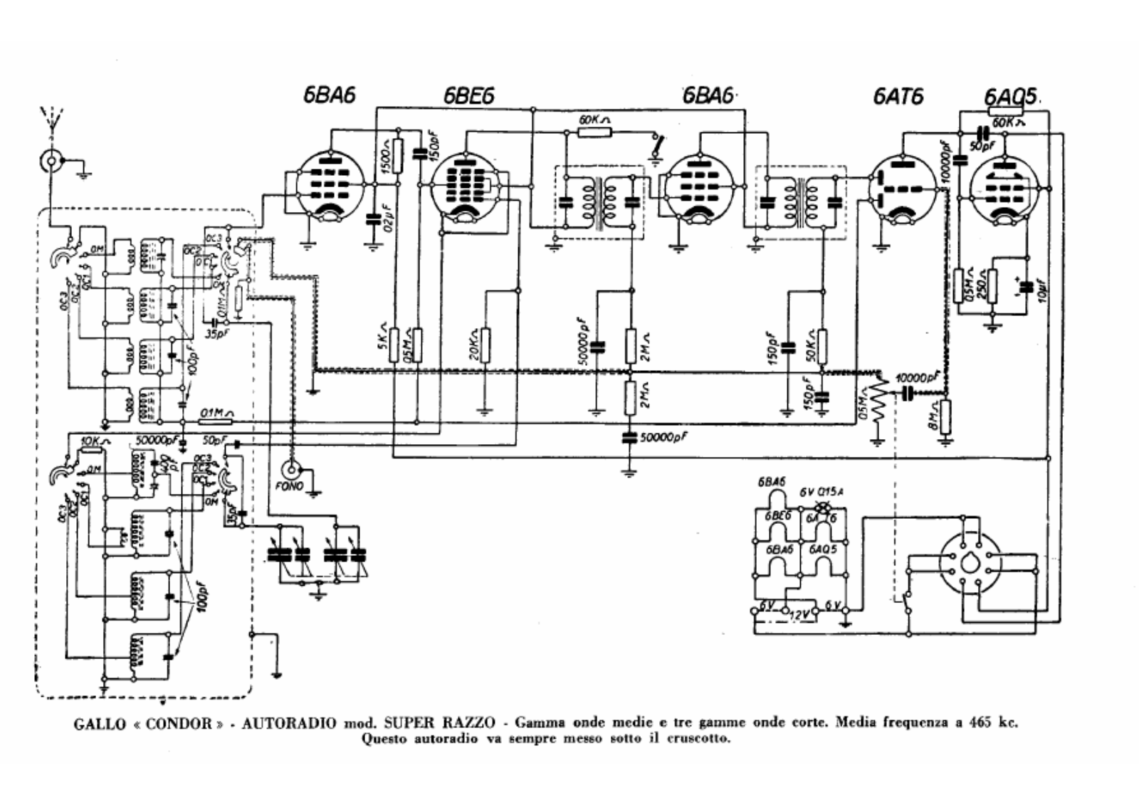 Condor super razzo schematic