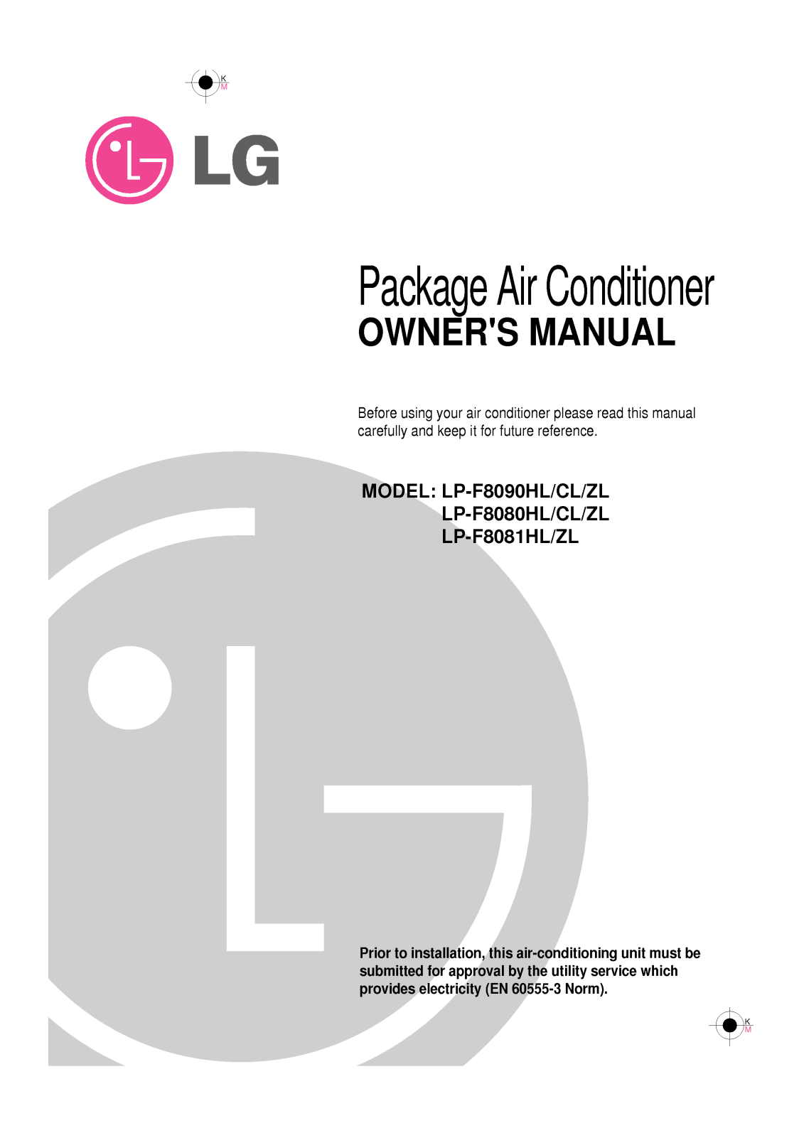 LG LP-F8080CL User Manual