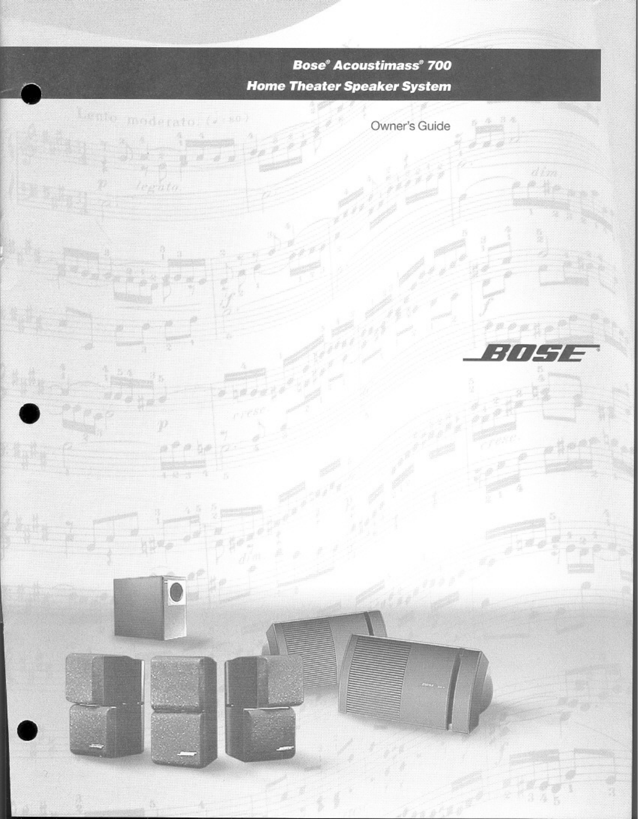 Bose Acoustimass 700 Owner Manual