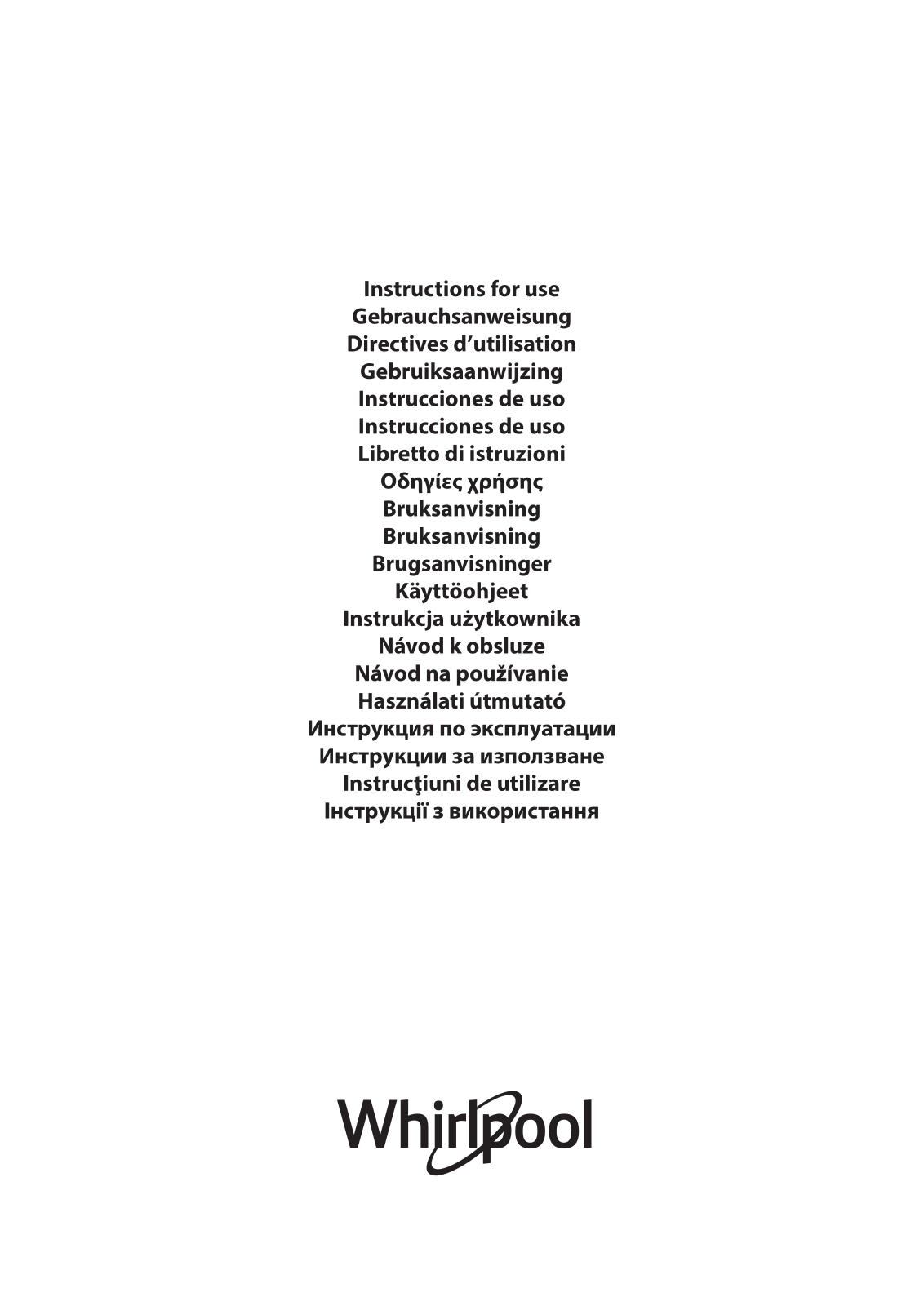 WHIRLPOOL SPIW309A2WF, SPIW318A2WF, SPIW312A2WF User guide - ManualMachine.com