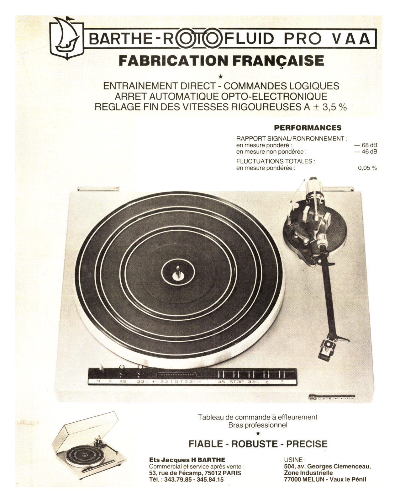 Barthe 1979 User Manual - ManualMachine.com