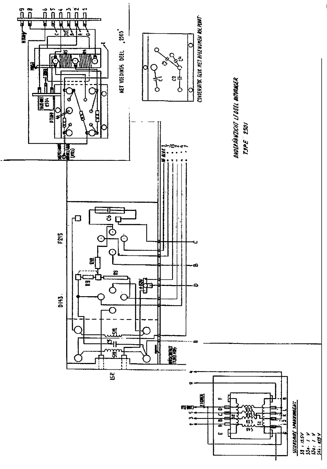 Philips 2501 Schematic