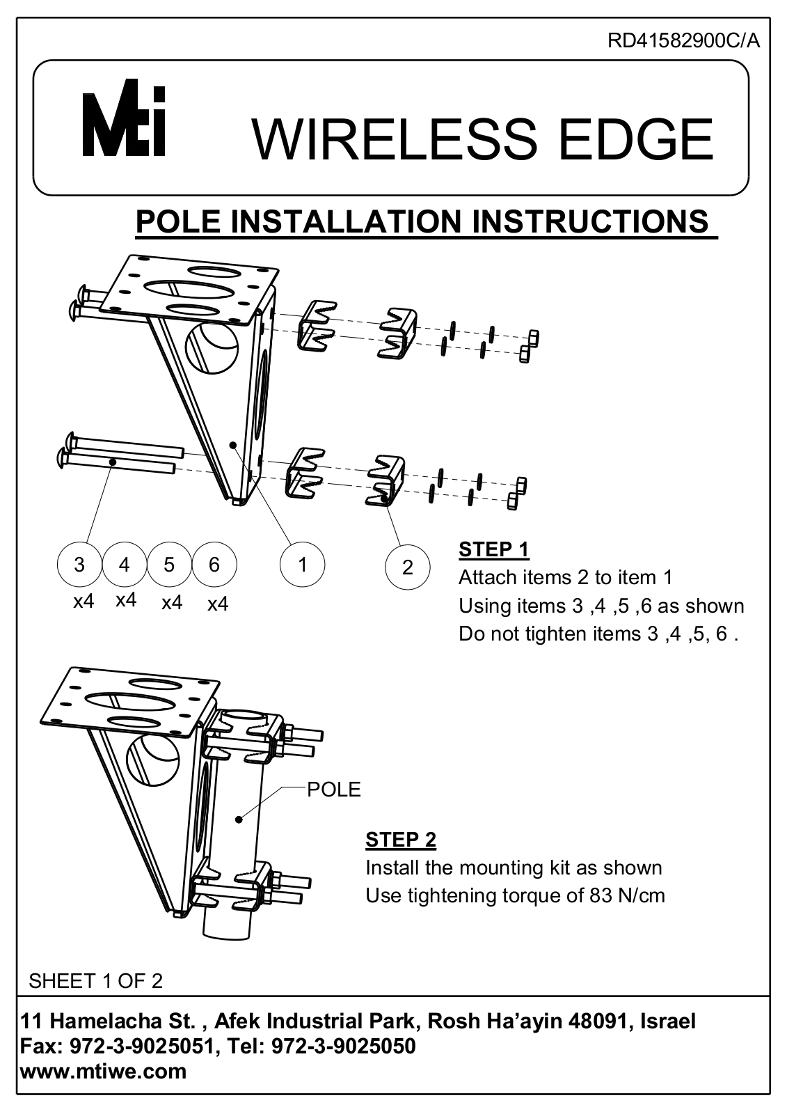 MTI MT-243003NH User Manual