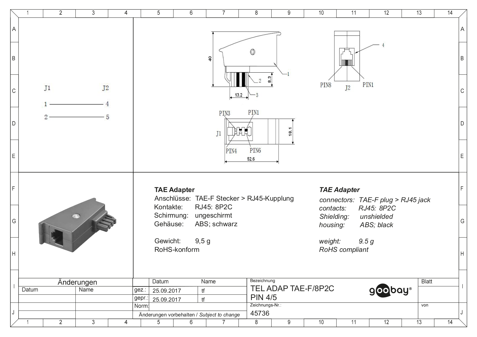 GOOBAY 45736 Datasheet - ManualMachine.com