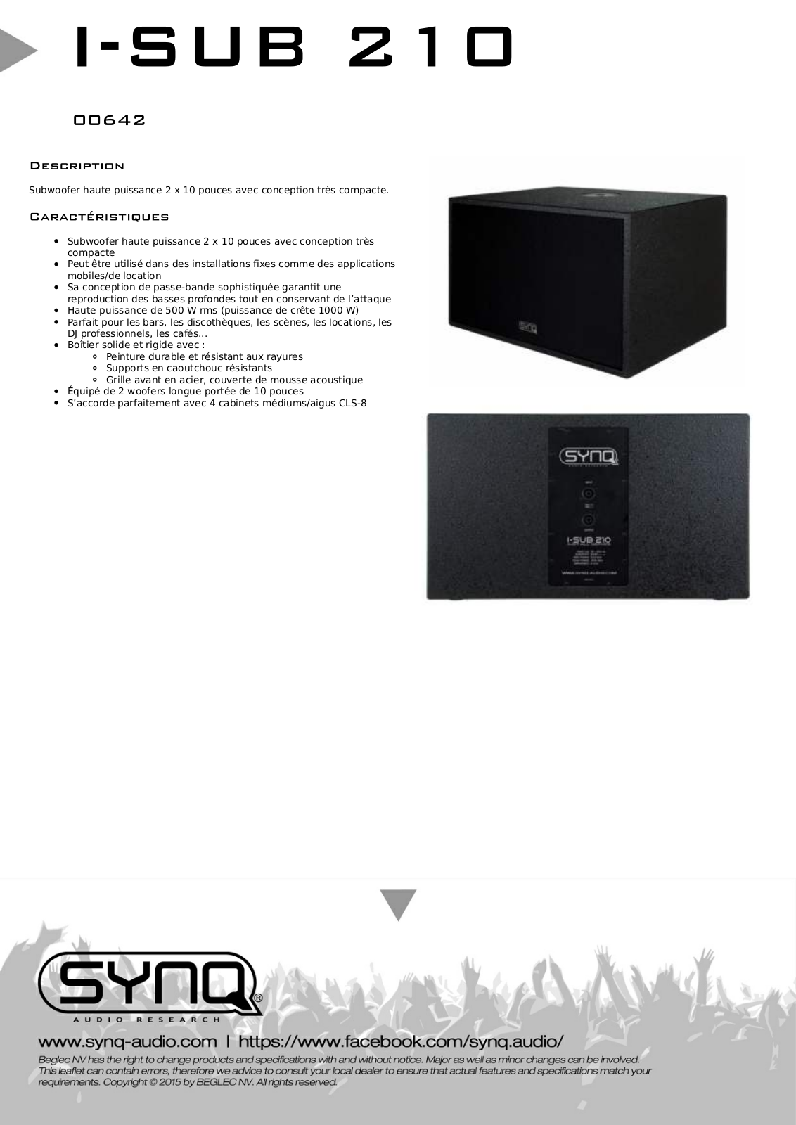 Synq I-SUB 210 Data Sheet