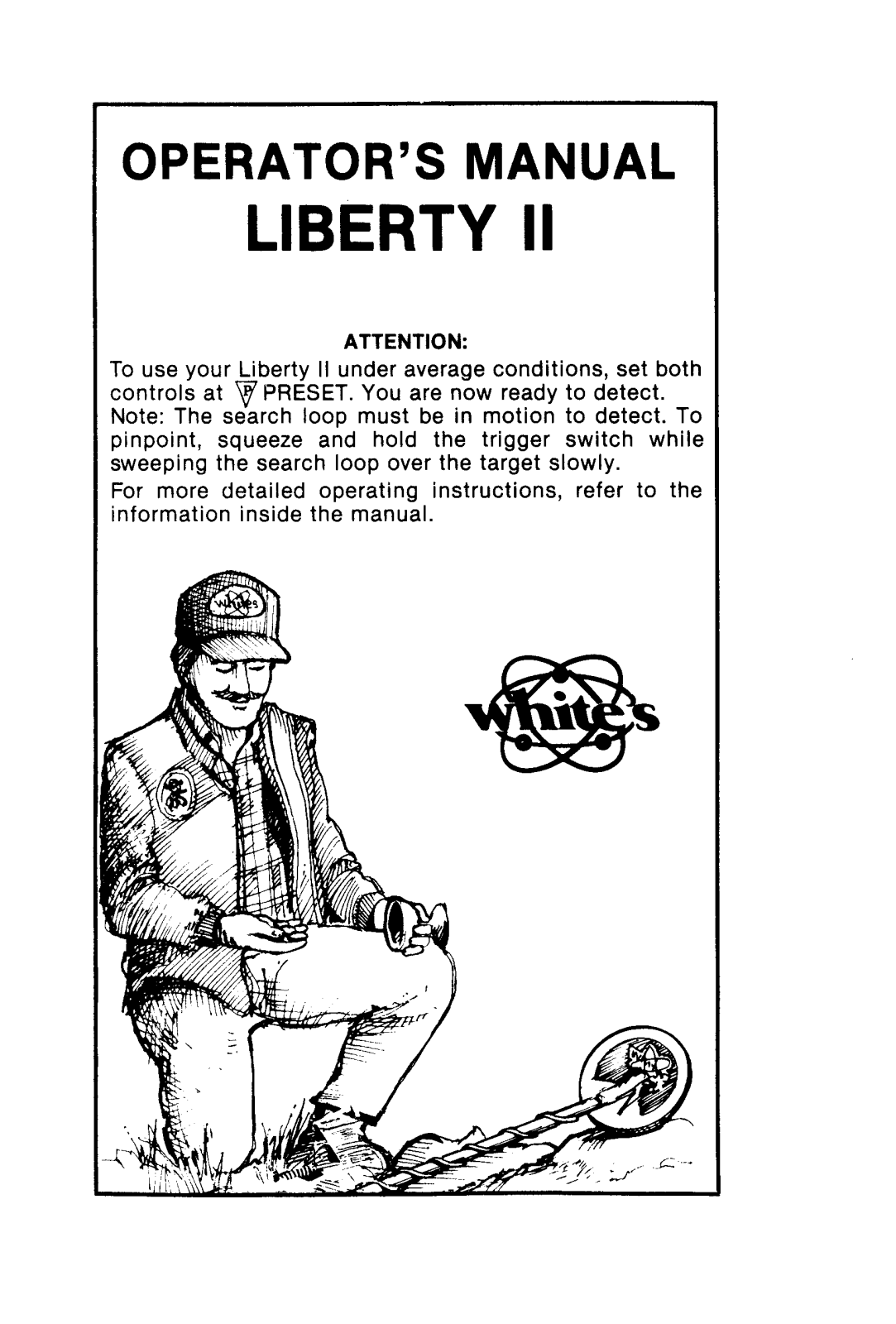 Whites Electronics LIBERTY II User Manual