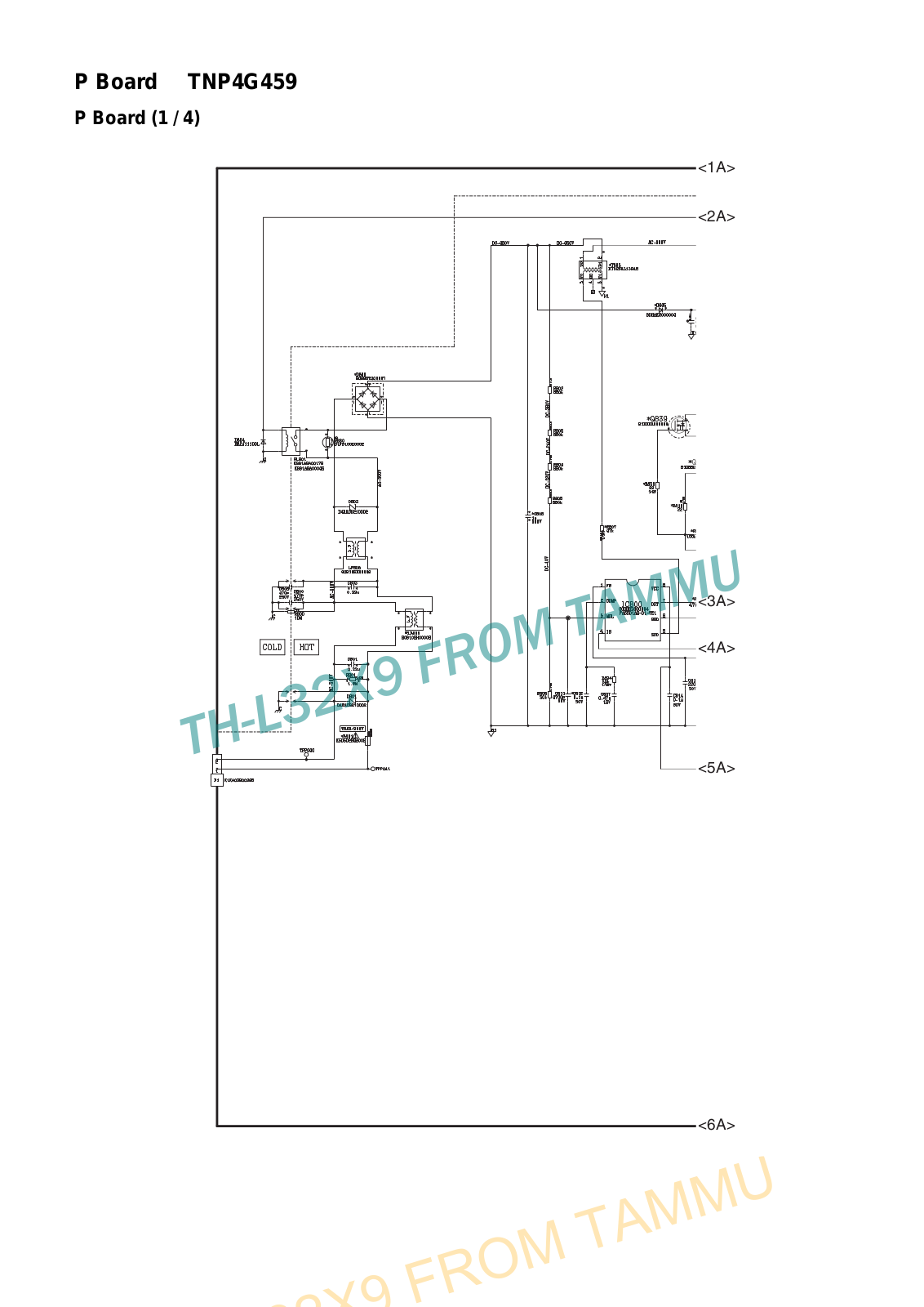 Panasonic TNP4G459 Schematic