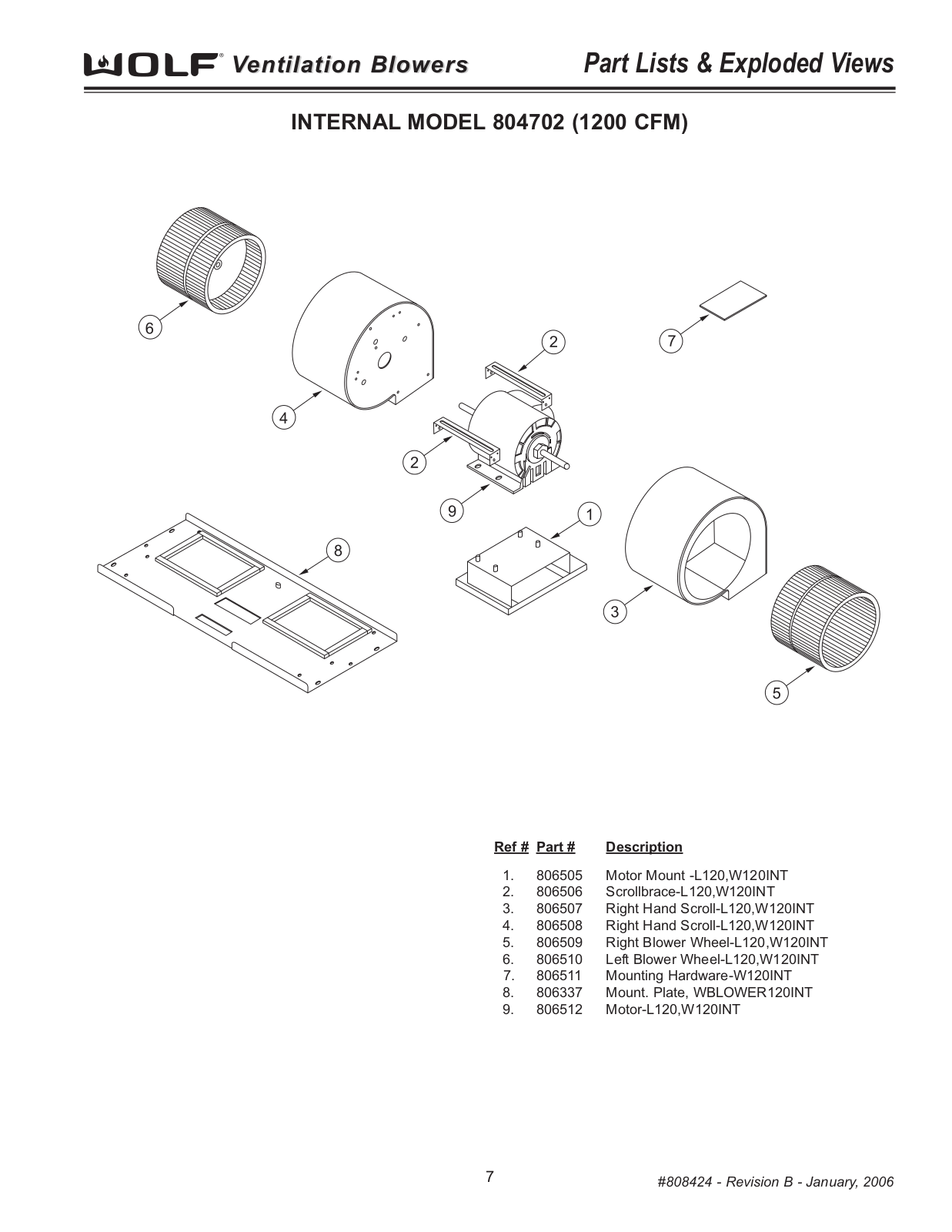 Wolf 804702-internal Owner's Manual