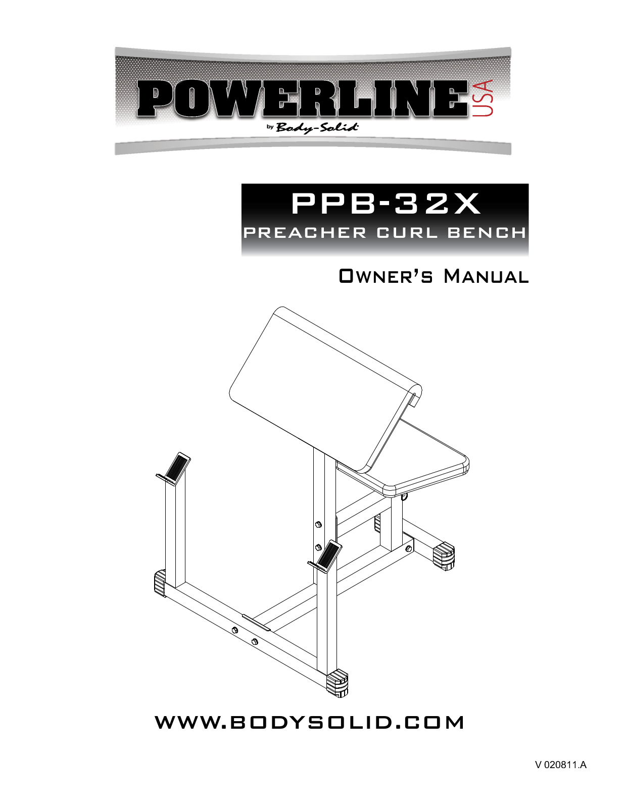 Body Solid PPB32X User Manual