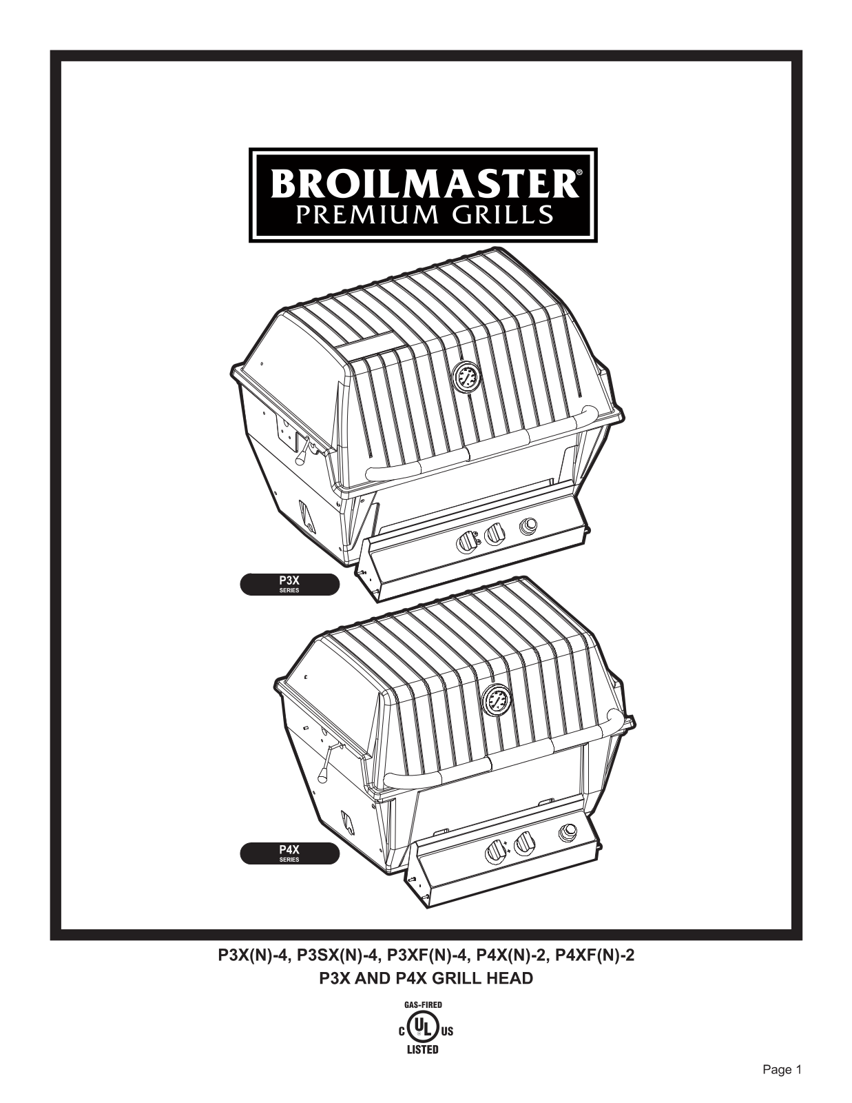 BroilMaster P3X Broilmaster P3X Instruction Manual - ManualMachine.com
