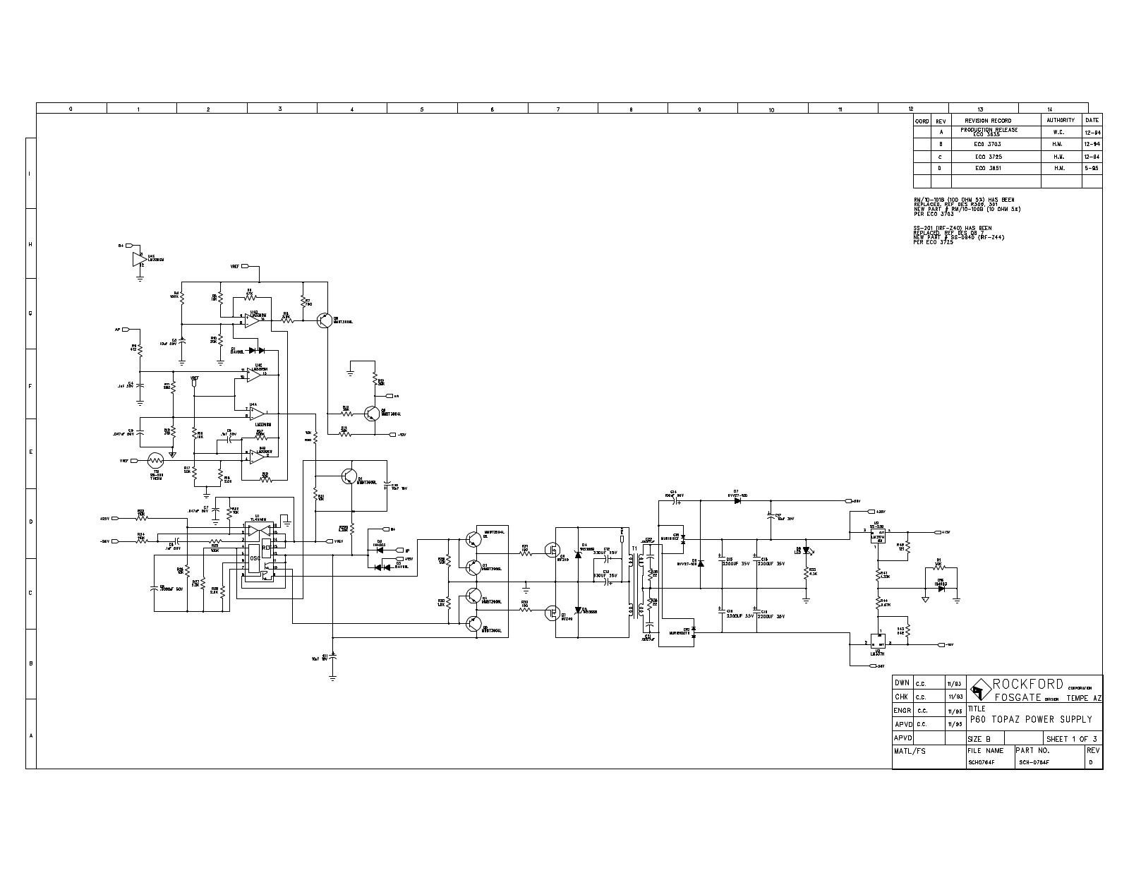 Kenwood PUNCH-60-X Schematic