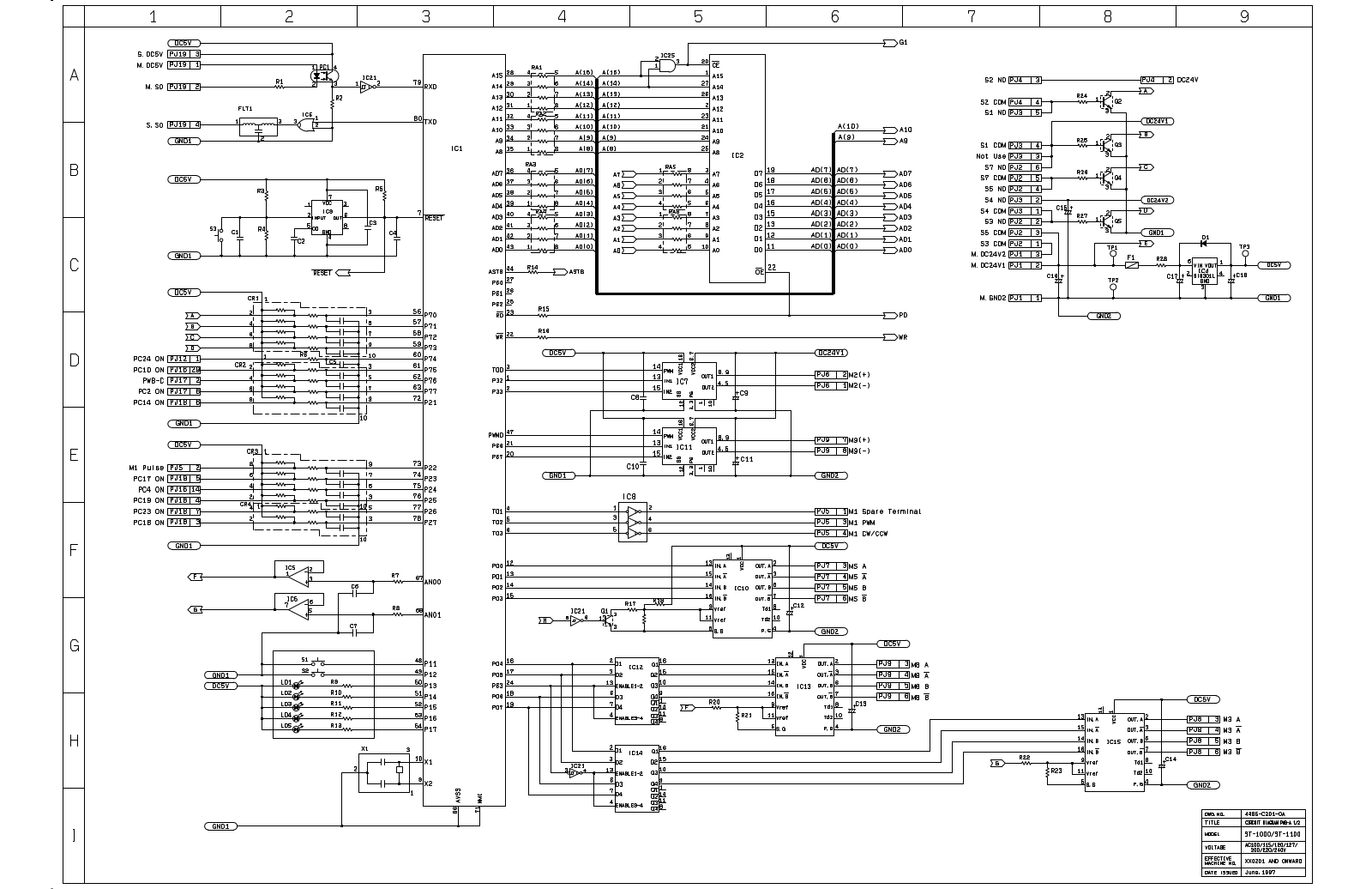 Minolta st 1000, st 1100 Diagram