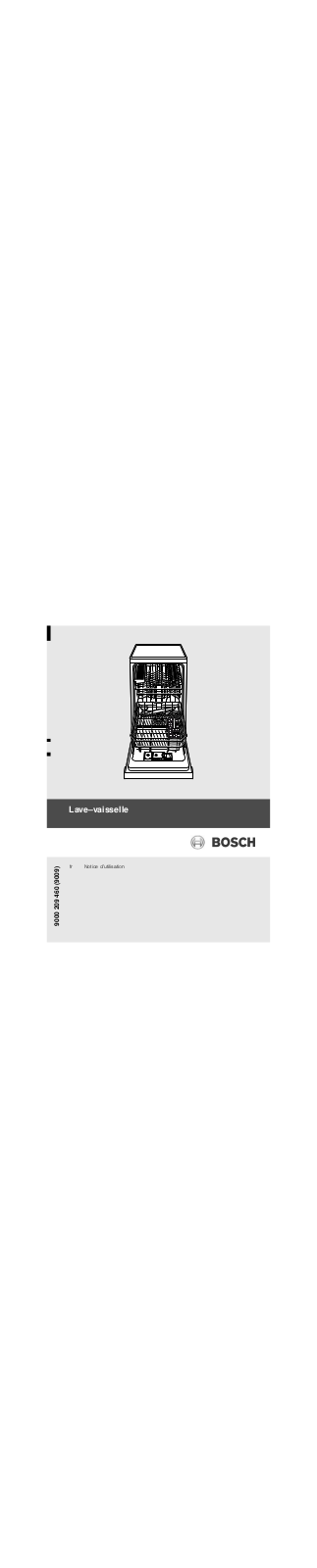 BOSCH SRS43E82 User Manual