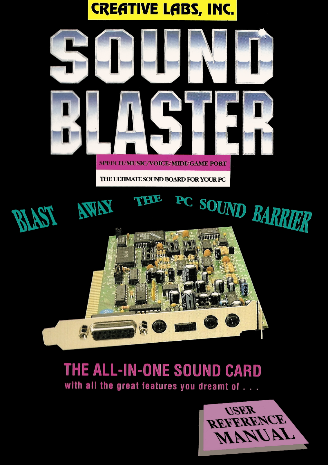 Creative Labs Sound Blaster 2.0 Reference Manual - ManualMachine.com