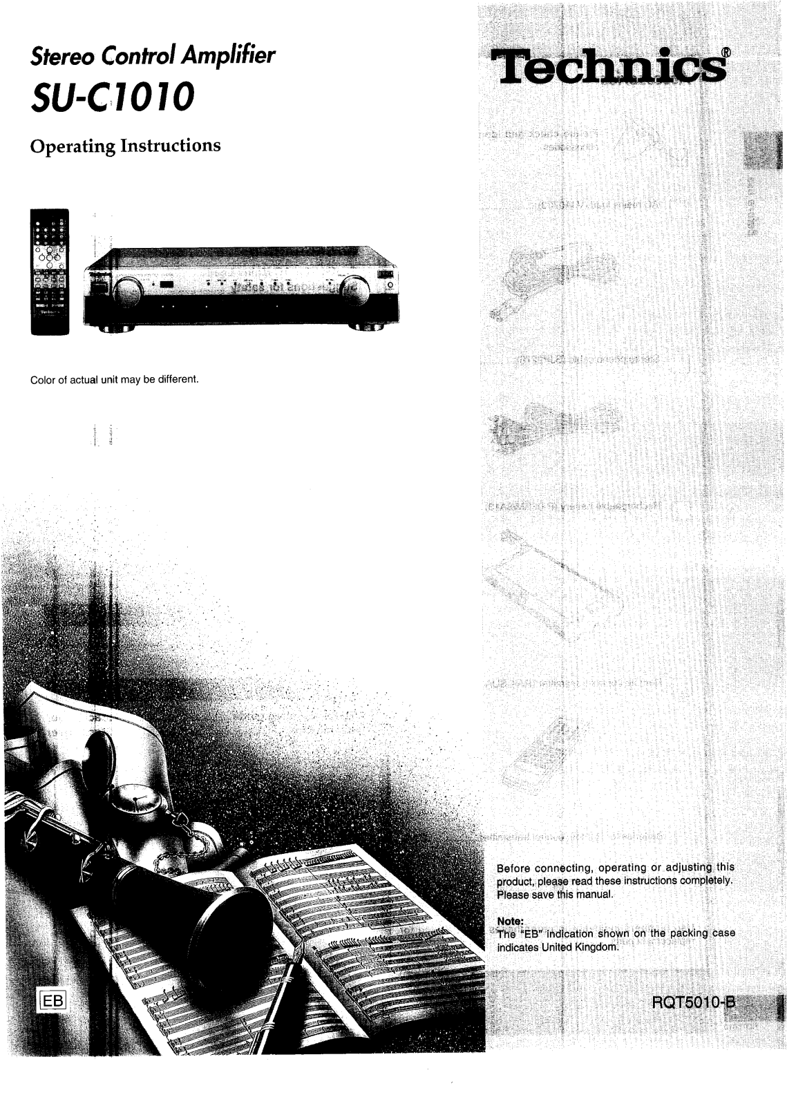 Panasonic SU-C1010 User Manual