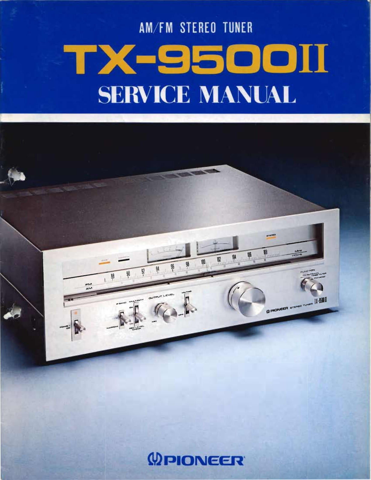 Pioneer TX-9500-II Service Manual