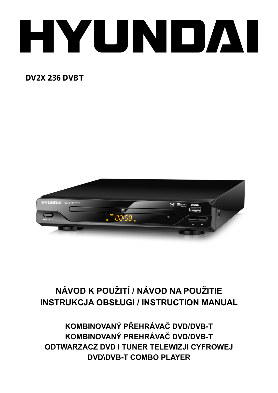 Hyundai DV2X 236 User Manual