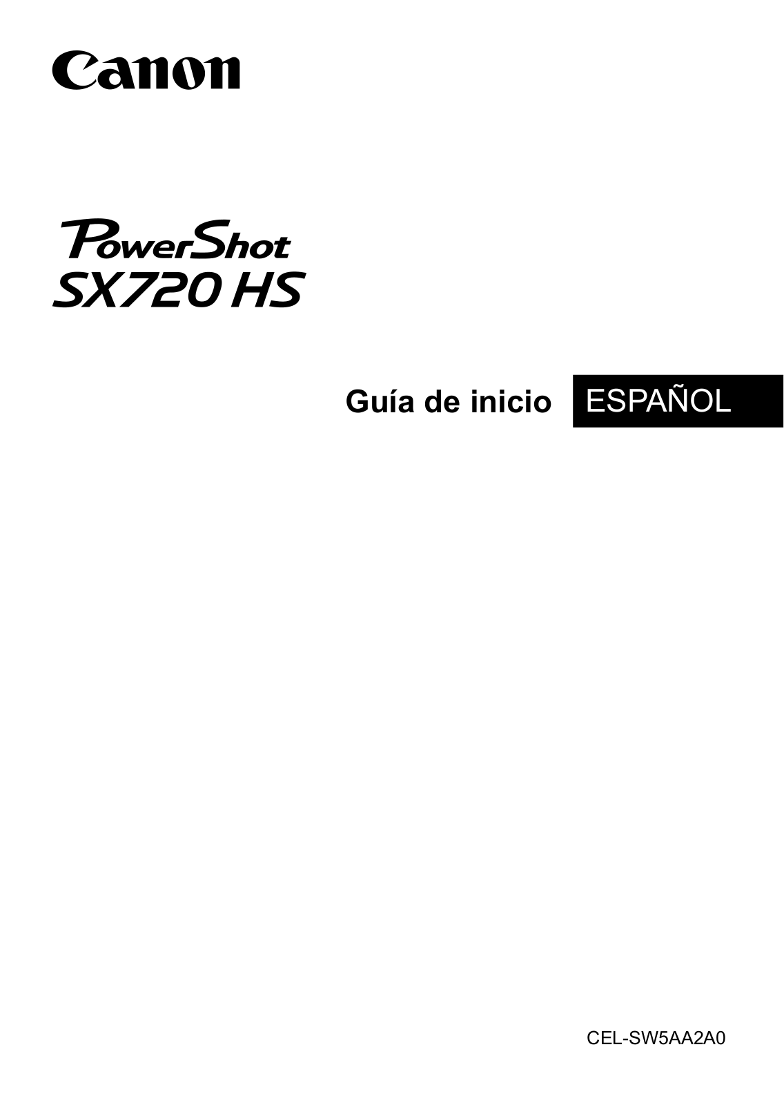 Canon SX720 HS User Manual