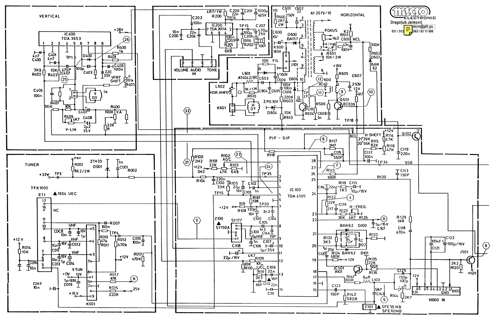 TEC 3781, 3762, 4081, 4082, 5180 Service Manual