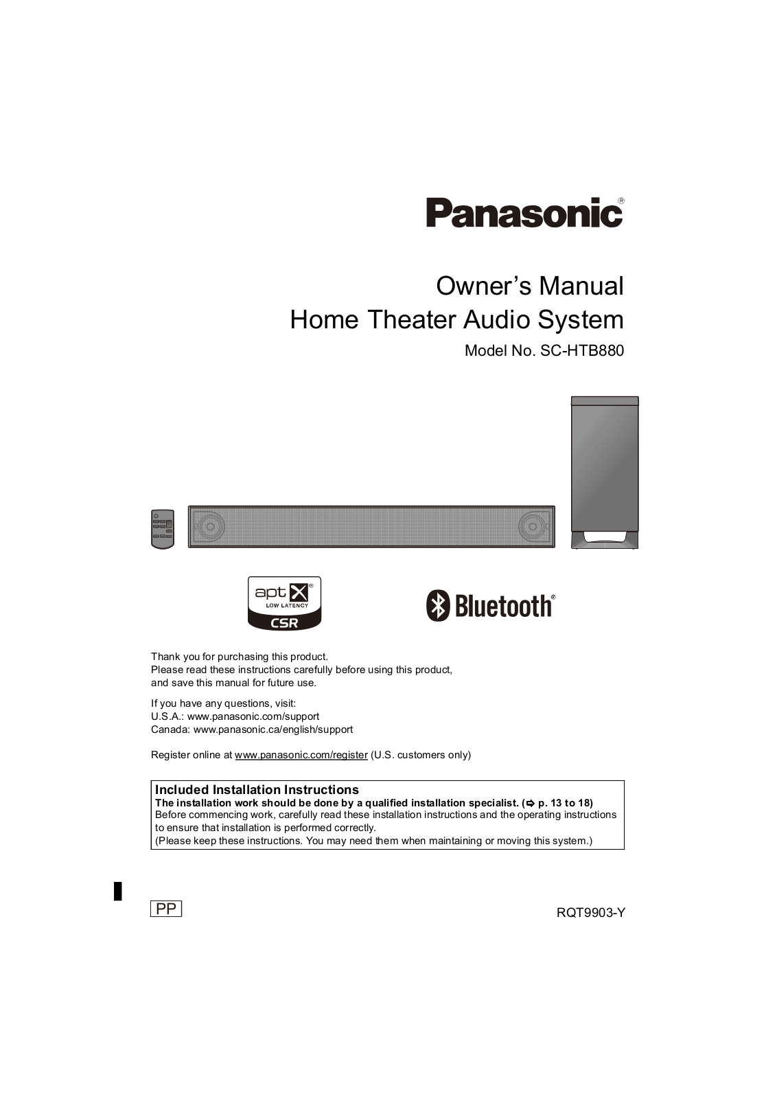 Panasonic B30R1402 User Manual