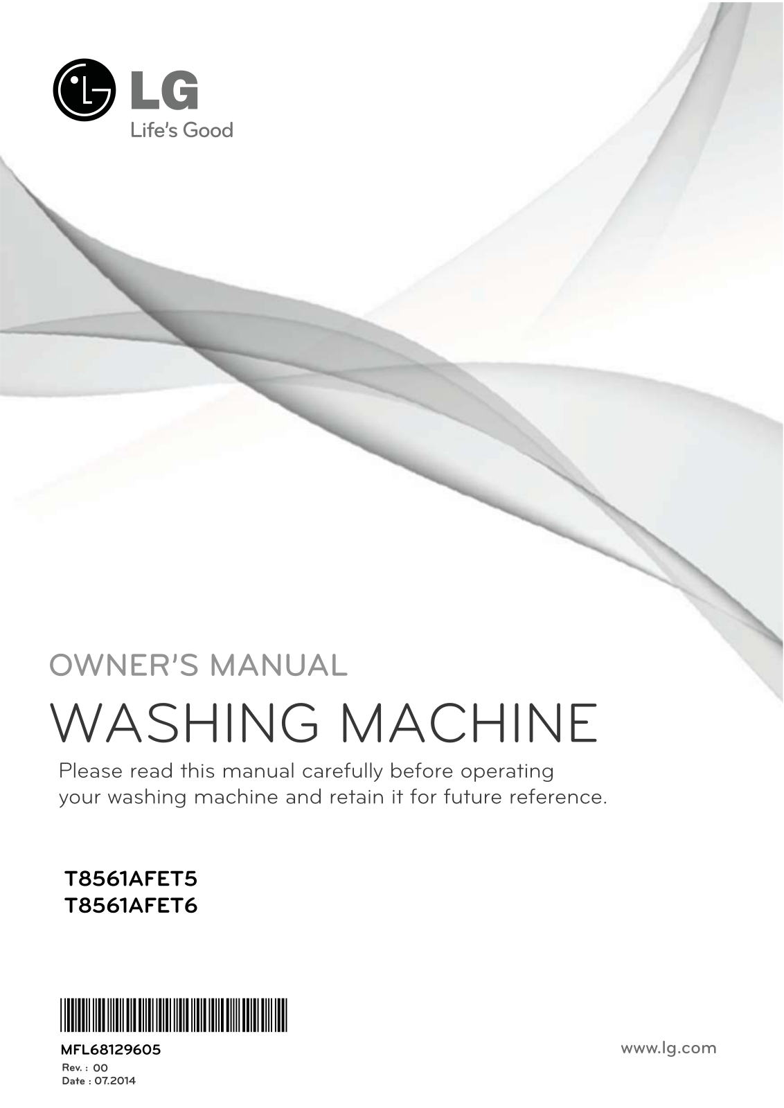 LG T8561AFET6 Owner’s Manual