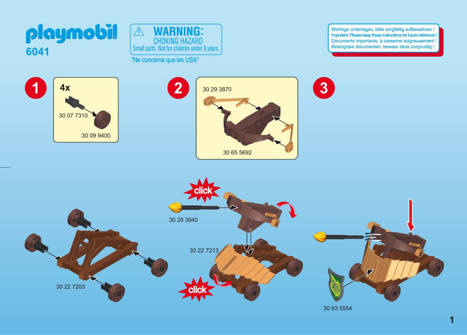 Playmobil 6041 Instructions