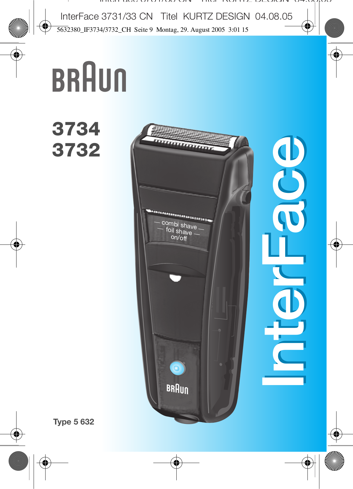 Braun 3734, 3732 User Manual