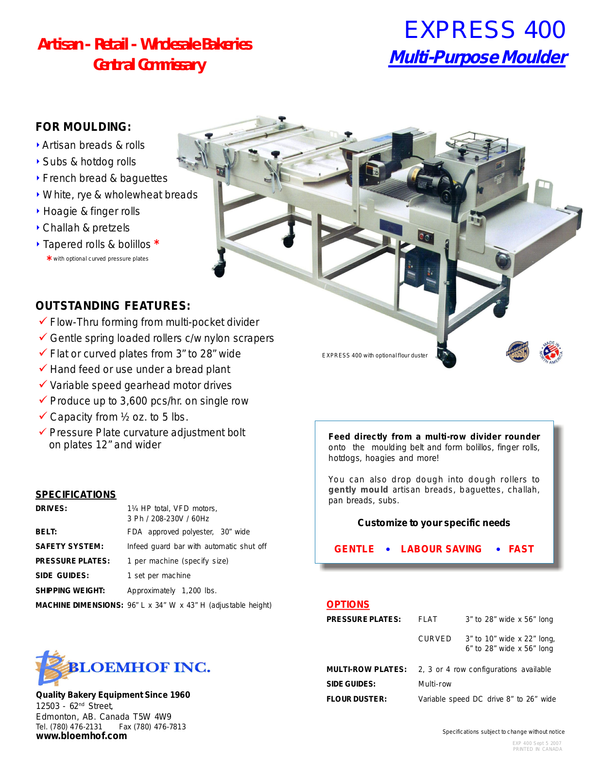 Bloemhof EXPRESS 400 User Manual - ManualMachine.com