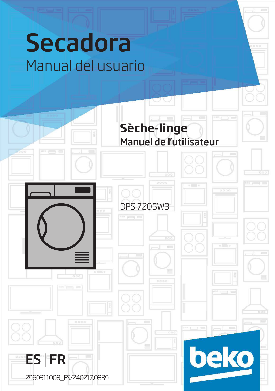 Beko DPS 7205W3 User manual