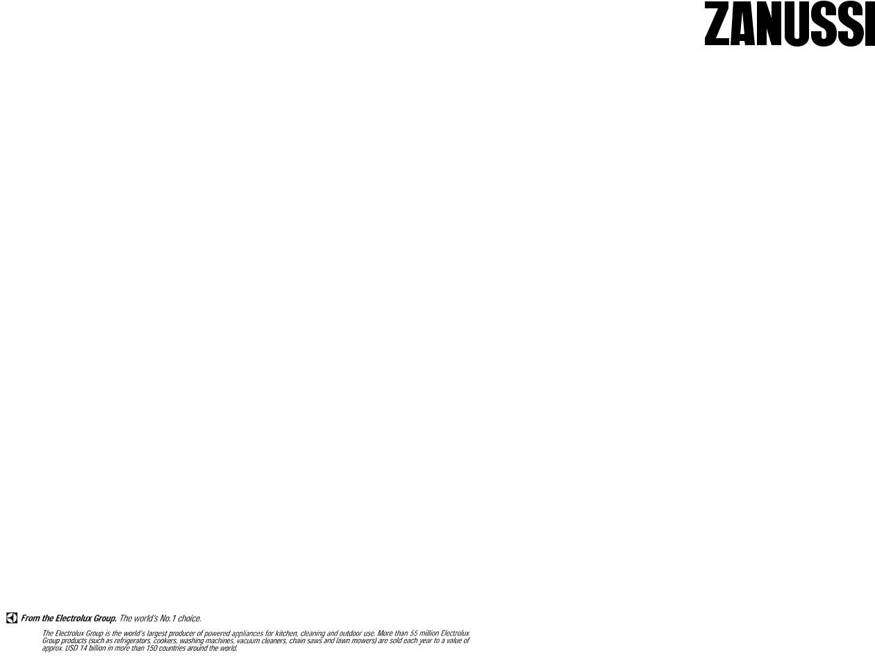 Zanussi ZK61/28R User Manual
