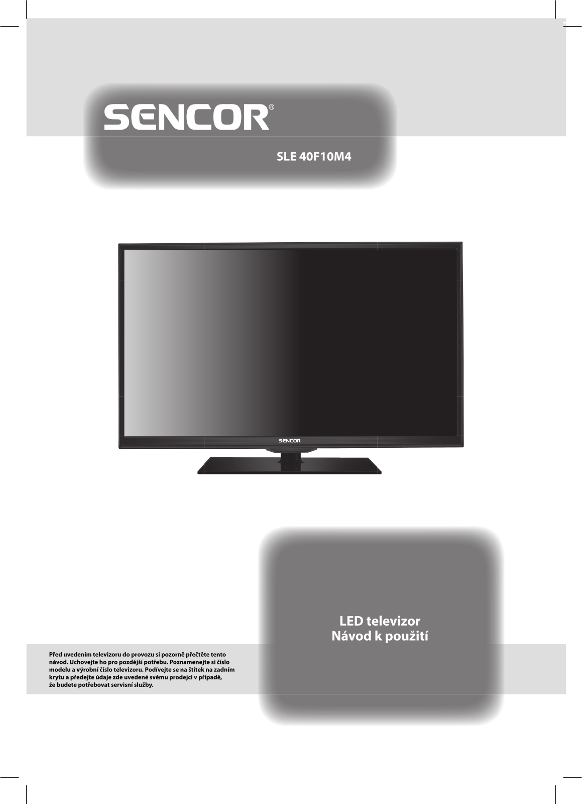 Sencor SLE 40F10M4 User Manual - ManualMachine.com