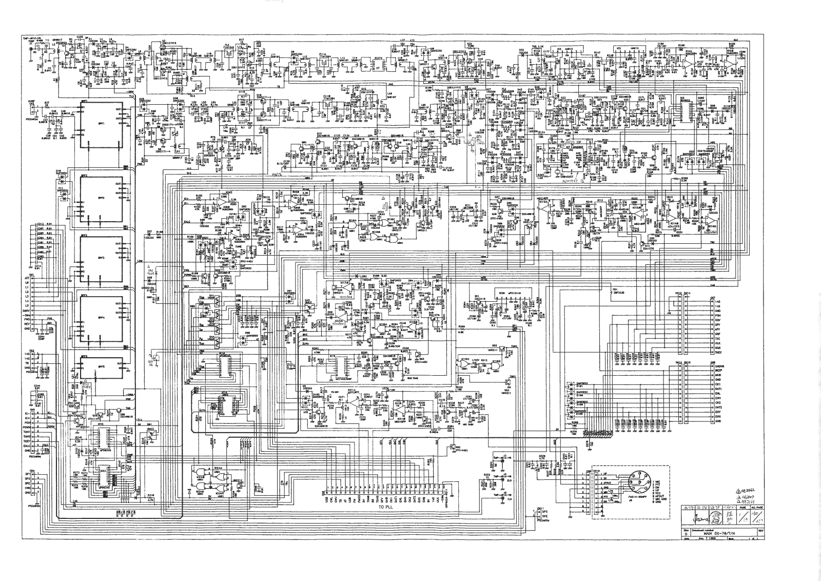 Alinco dx70 Circuit Diagram