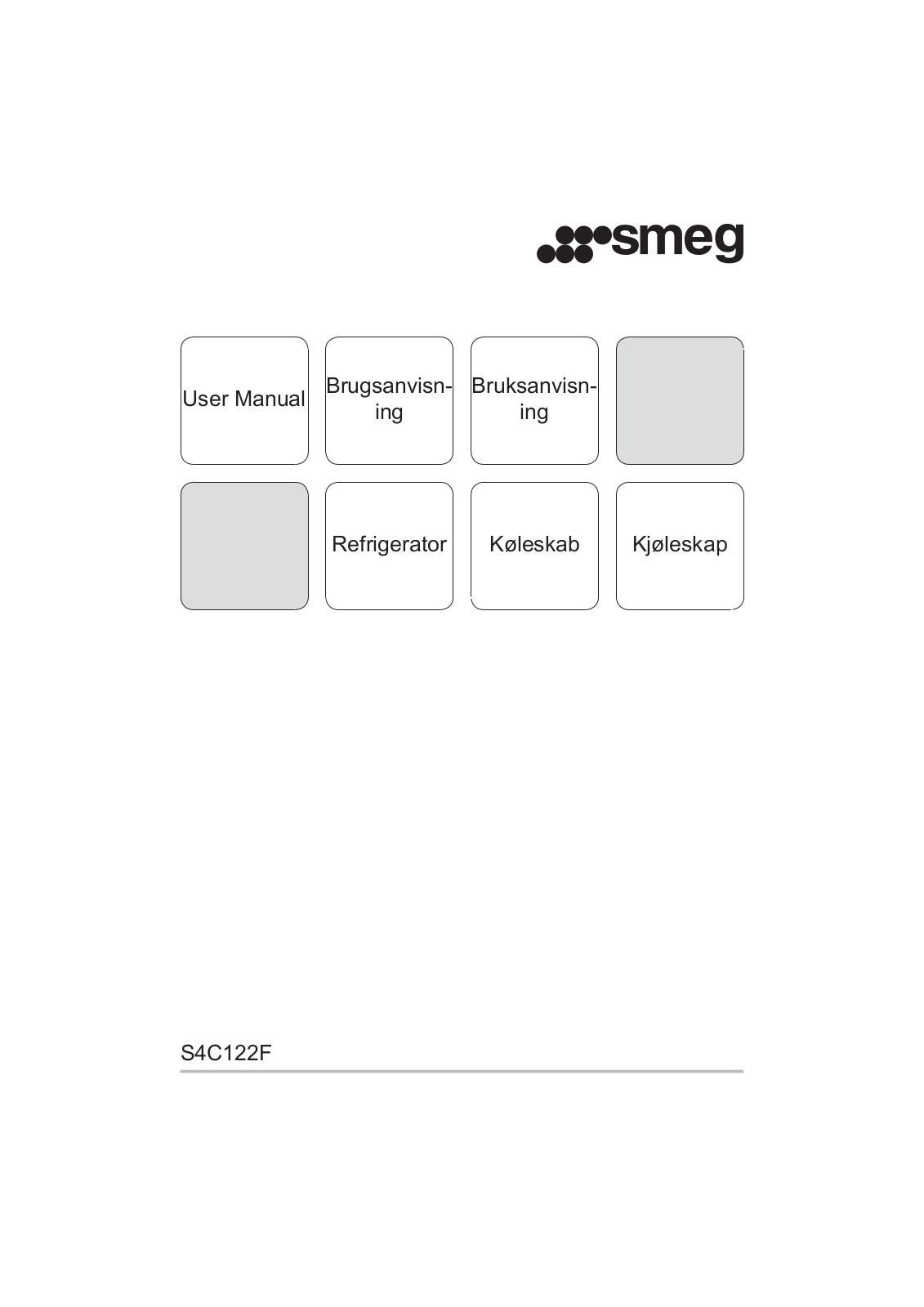 Smeg S4C122F User manual