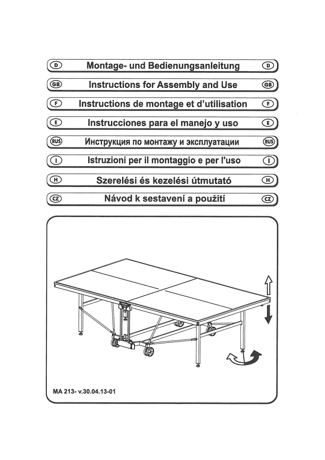 Sponeta MA213 User Guide