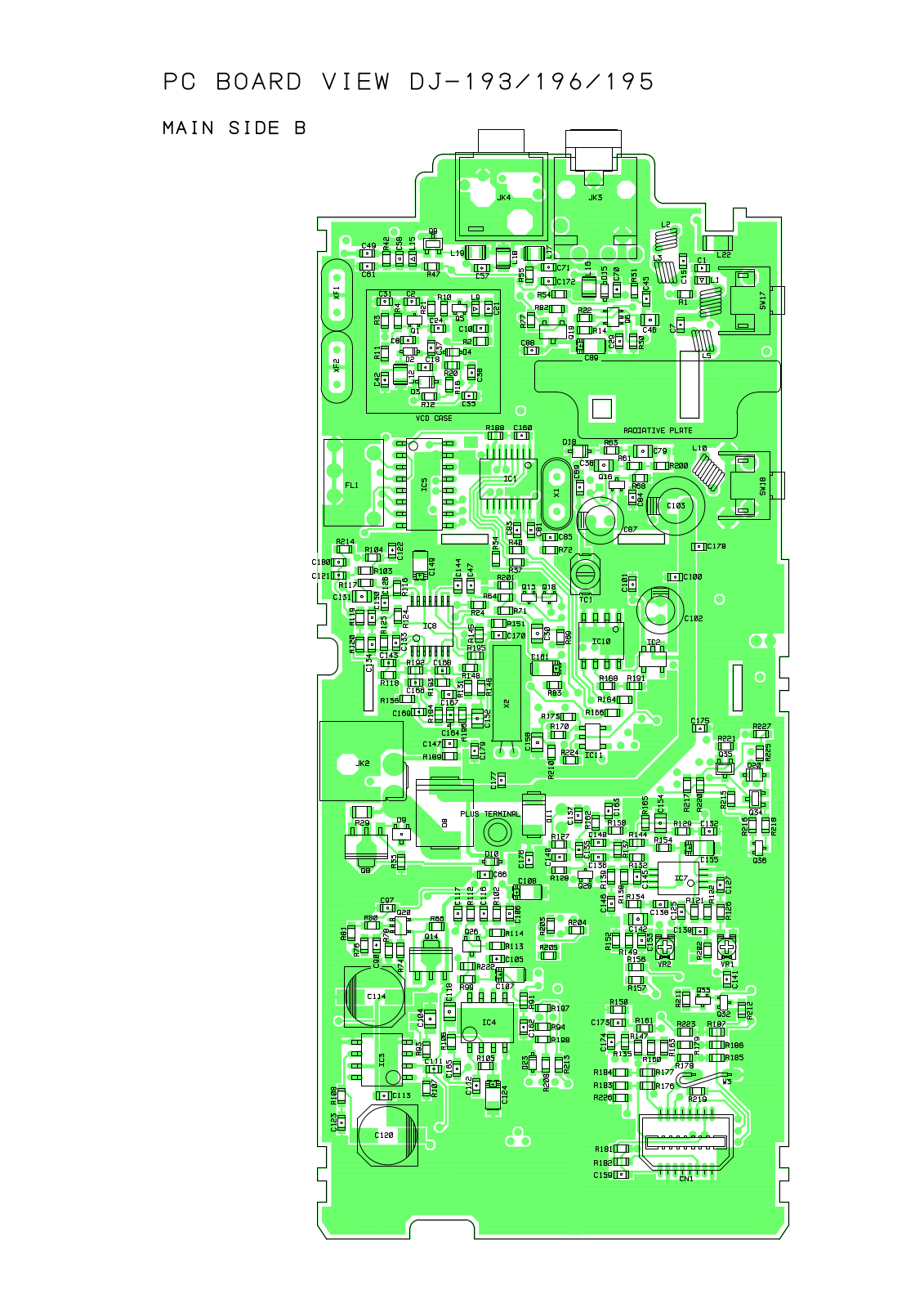 Alinco dj496, dj195, b-PCB 193 196 195 User Manual