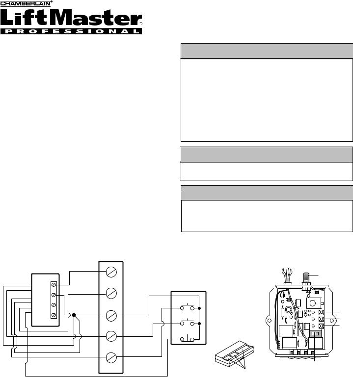 Lift-master 423LM Manual