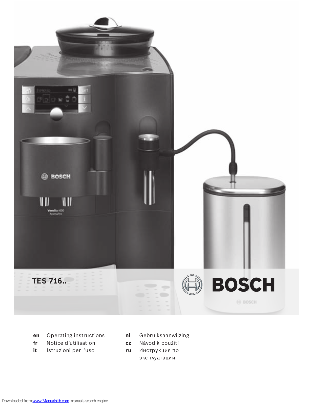 Bosch TES 716 Operating Instructions Manual