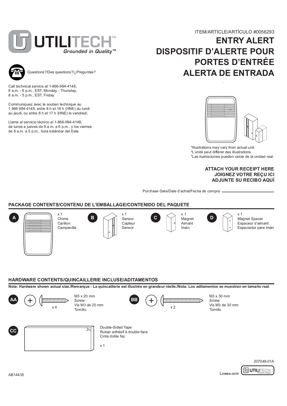 HeathCo WLTX105 User Manual