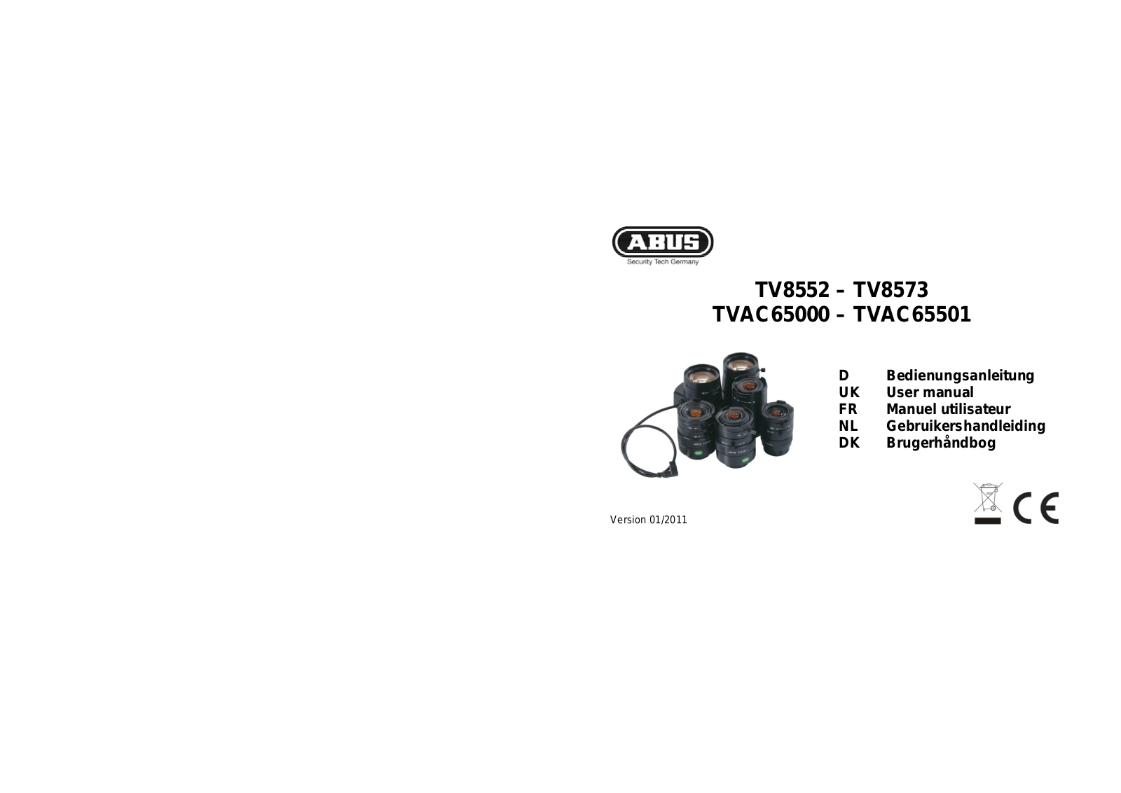 ABUS TVAC65000, TVAC65501 User Manual - ManualMachine.com