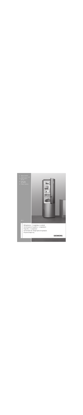 SIEMENS KG36VVI30S, KG36VXI30S User Manual