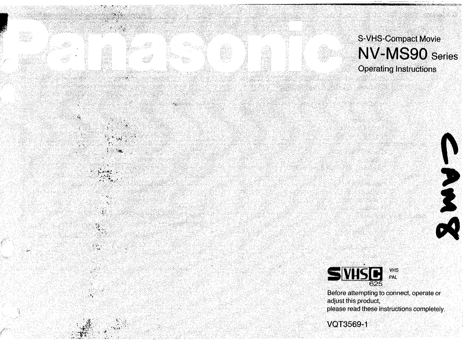 Panasonic NV-MS90EA Operating Instruction