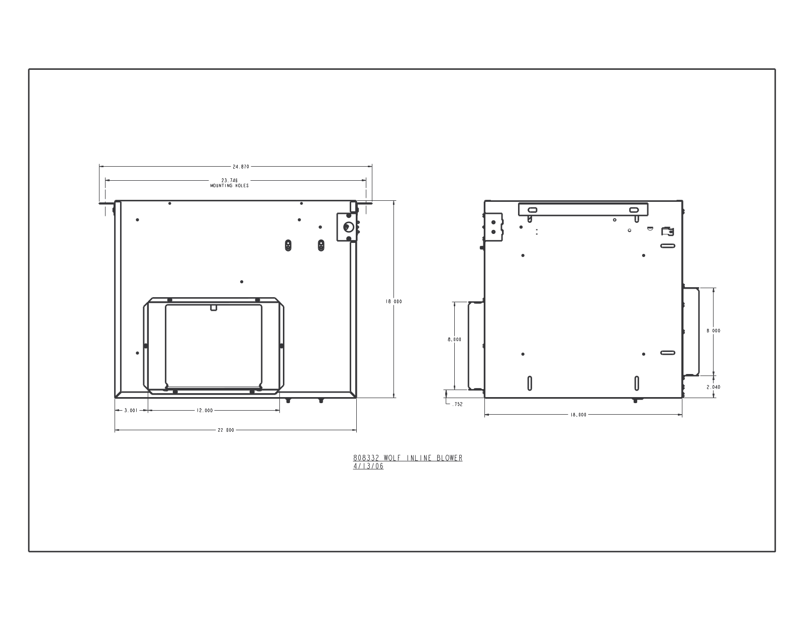 Wolf 808332 User Manual