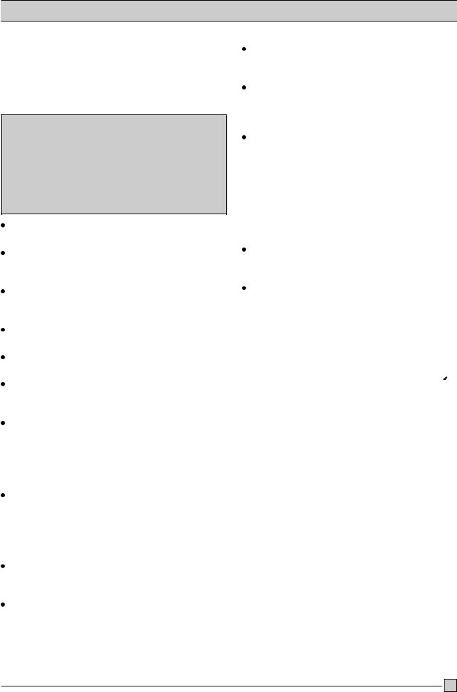 Faure FCH129P User Manual