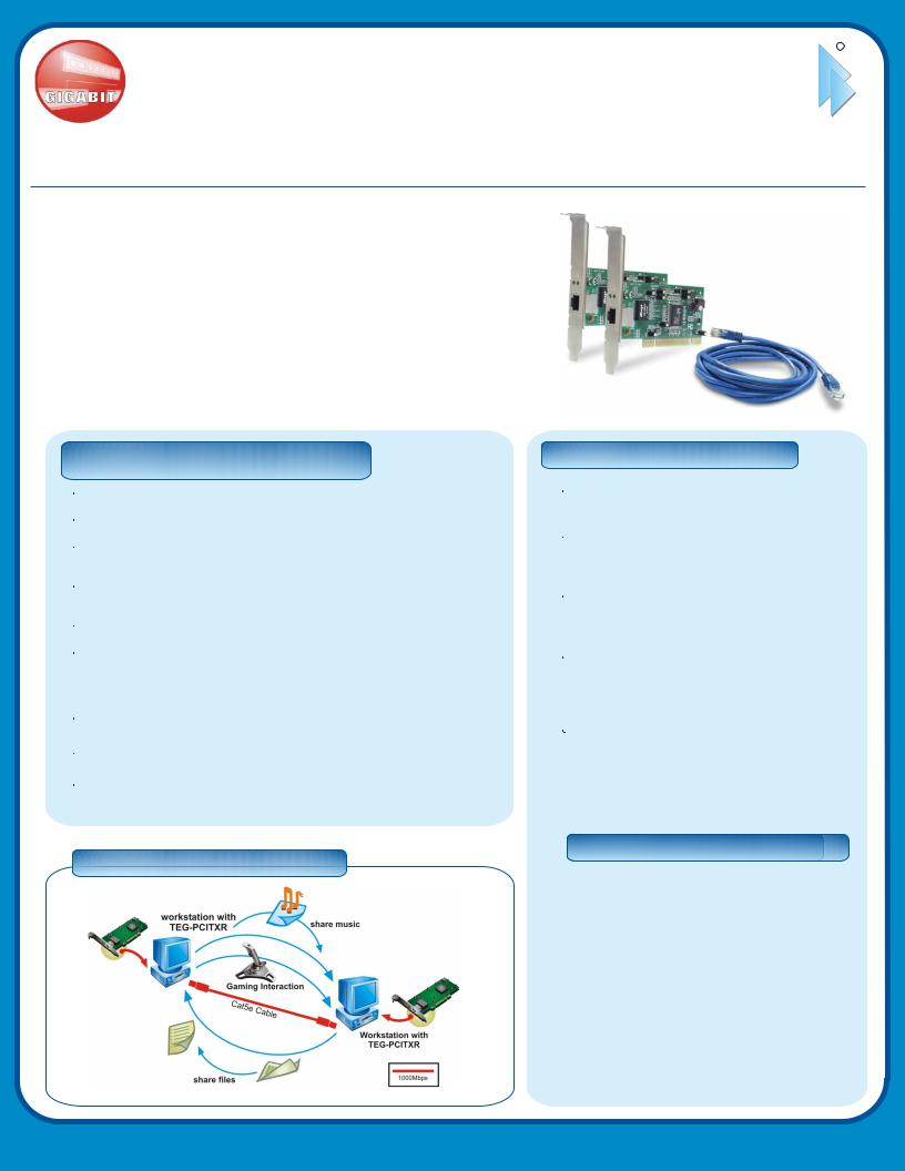 Trendnet TEG-SK1 Datasheet