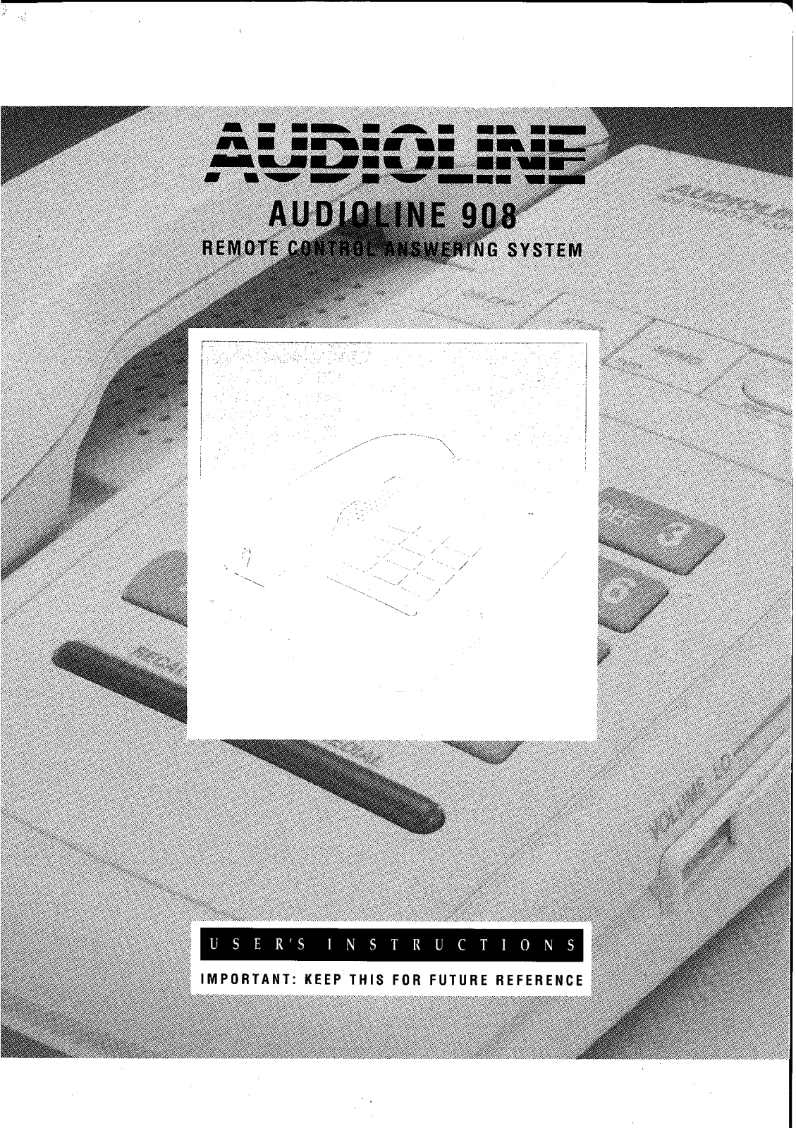 Audioline 908 User Manual