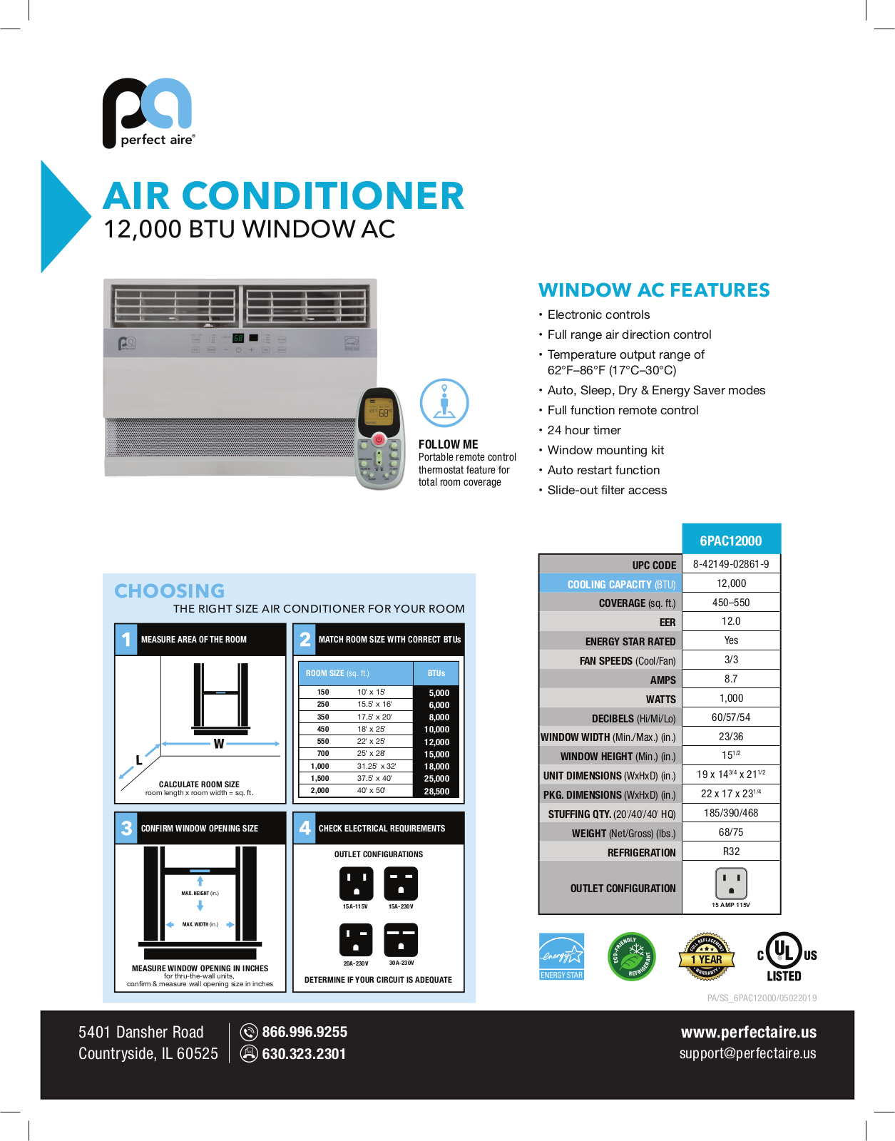 Perfect Aire PRAP1047 Specifications - ManualMachine.com