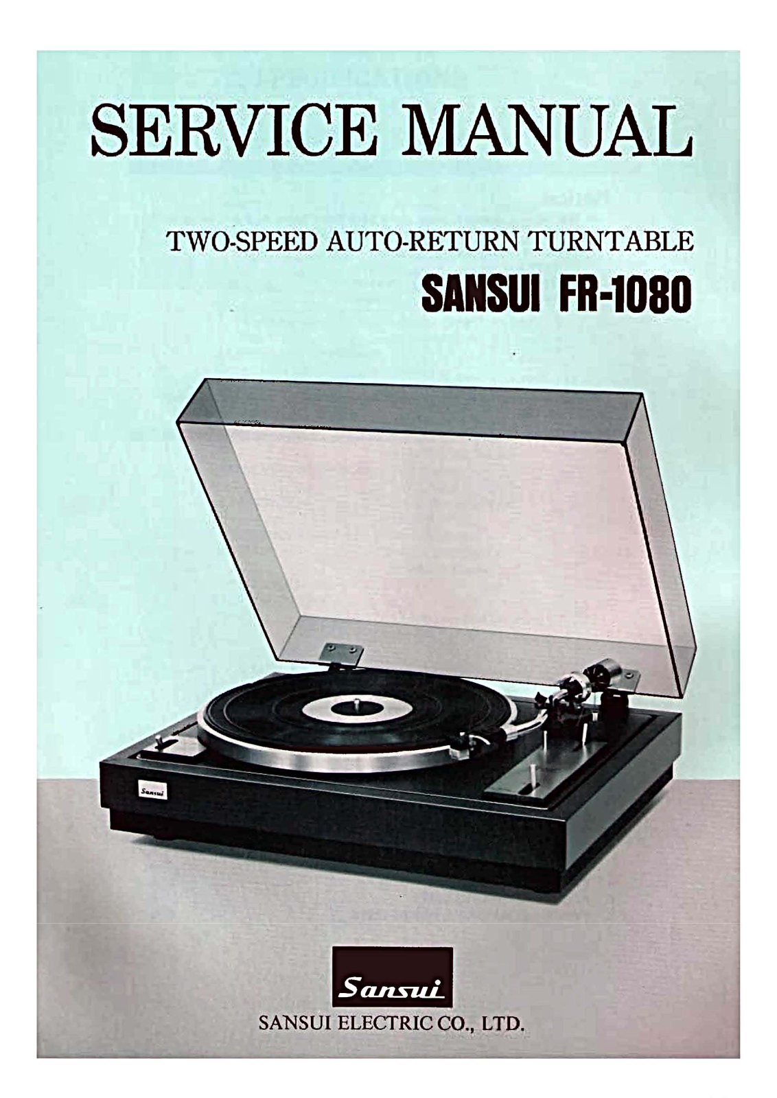 Sansui FR-1080 Service Manual