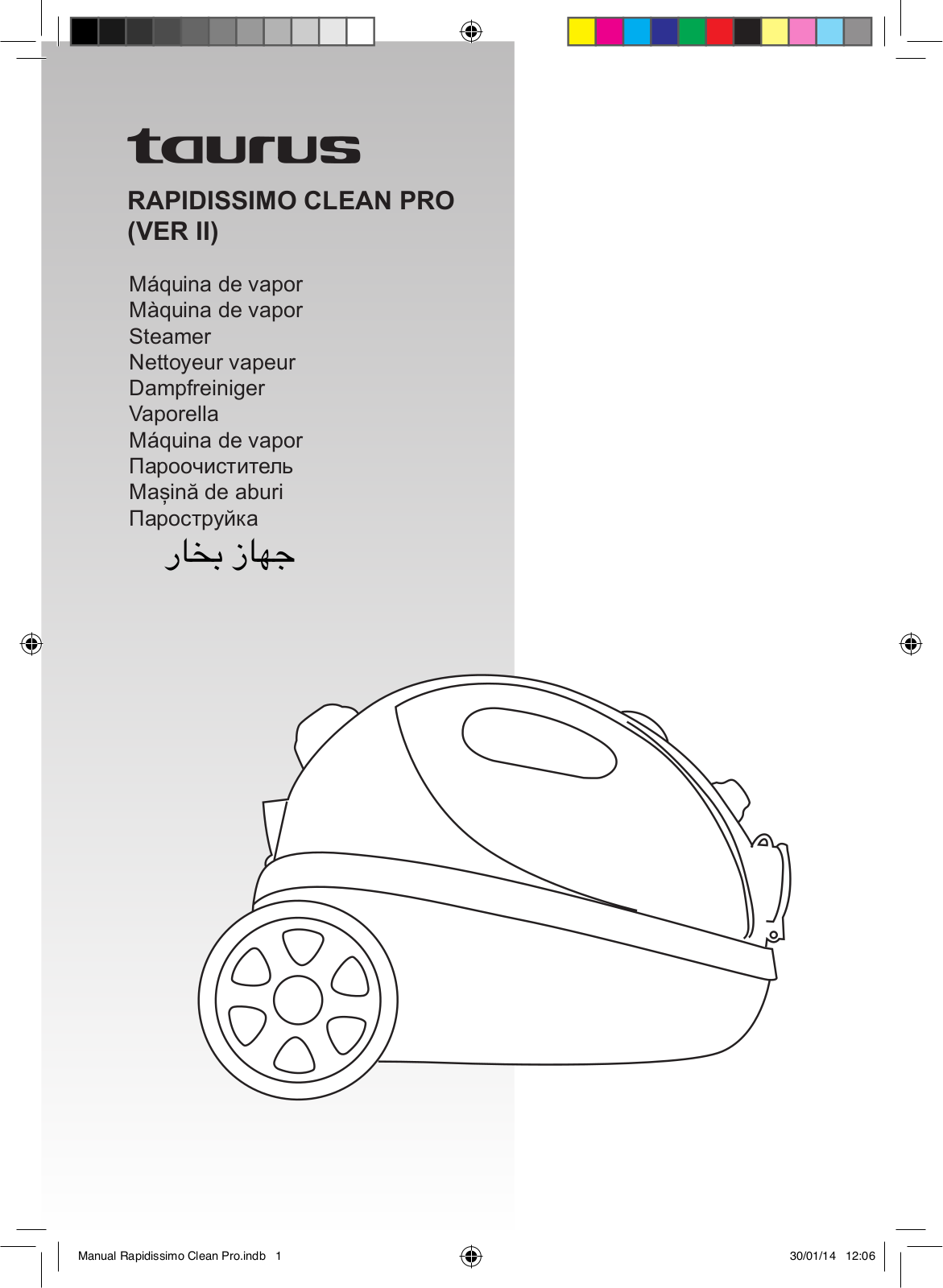 Taurus Rapidissimo Clean Pro User Manual