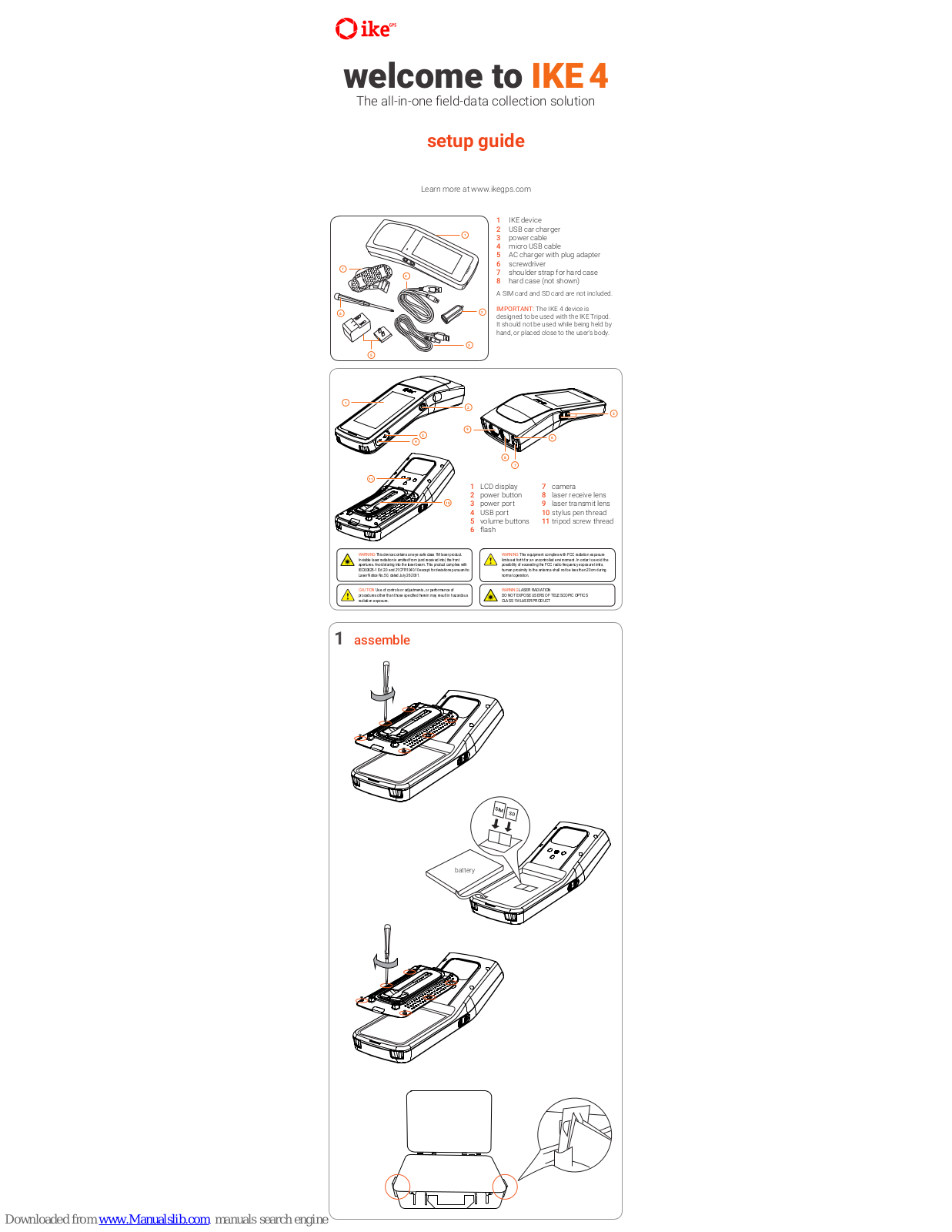 ikeGPS IKE-IK04-L Setup Manual